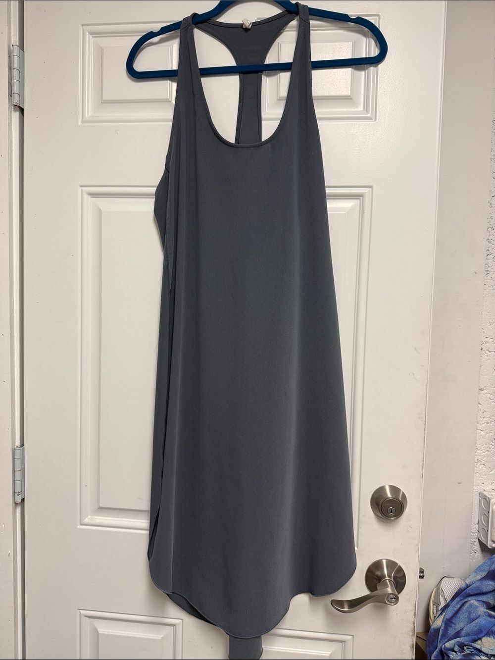 Gentle Fawn - Gray Racerback Tank Dress - Size Large - LIKE NEW